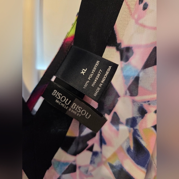 Bisou Bisou Vibrant Sheer Halter Top - Picture 8 of 11